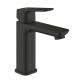 Grohe Cubeo M h�ndvaskarmatur m/koldstart og push-open bundventil - Mat sort