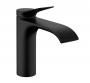 hansgrohe Vivenis 110 hndvaskarmatur m/lft-op bundventil - Mat sort