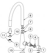 Cass�e perlator til Nemform Conico