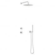 Damixa Iris DS 1 brusesystem til indbygning - Krom