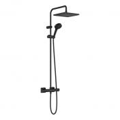 hansgrohe Vernis Shape 240 Showerpipe m/Ecosmart og termostat 1jet - Mat sort