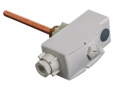 Lang� overkogstermostat til pillefyr