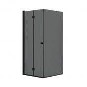 Dansani Match B+D 80x80 brusehj�rne - Tonet glas/mat sort