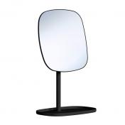 Beslagsboden Glow makeupspejl p� fod m/bakke og 7x forst�rrelse - Mat sort