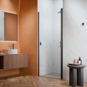 Strømberg Noma 20 nichedør 800mm - Højre - Gunmetal