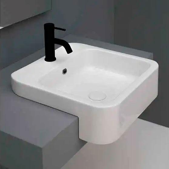 Lavabo Cosa 48 håndvask t/delvis nedfældning - 1 hanehul Lavabo Cosa 48 håndvask t/delvis nedfældning - 1 hanehul