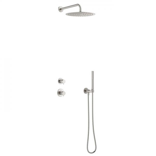 Damixa Iris DS 1 brusesystem til indbygning - Steel Damixa Iris DS 1 brusesystem til indbygning - Steel