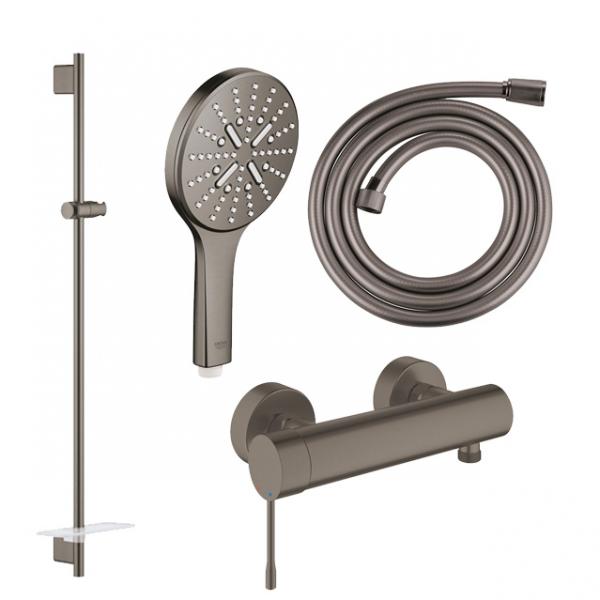 Grohe Rainshower SmartActive komplet brusesystem - 900 mm - Børstet hard graphite Grohe Rainshower SmartActive komplet brusesystem - 900 mm - Børstet hard graphite