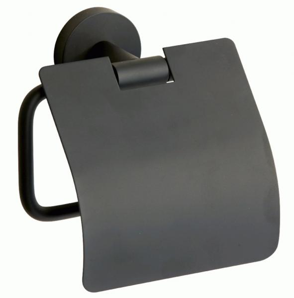 Lavabo Luna toiletpapirholder med l&aring;g - Mat sort