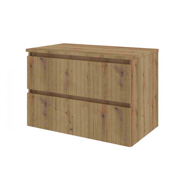 Sanibell Proline 81 underskab m/bordplade, lameller og skuffer - Urban eg