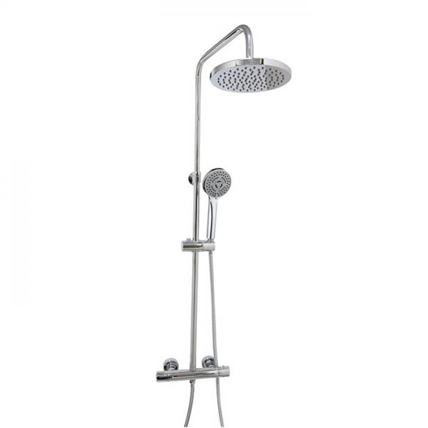 Cassøe Ø200 komplet brusesystem CAS370 - Krom Cassøe Ø200 komplet brusesystem CAS370 - Krom