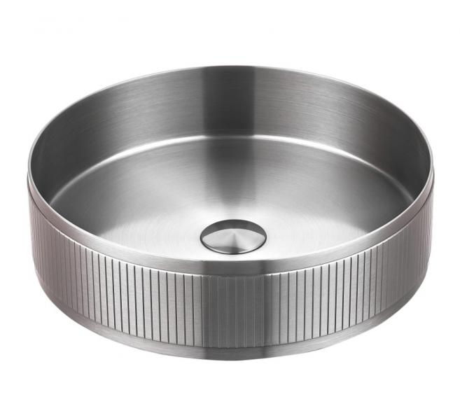 Cassøe Decora 40 bowlevask - Børstet stål Cassøe Decora 40 bowlevask - Børstet stål