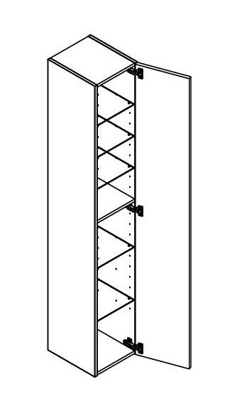 Dansani Luna Urban højskab 30 - Højrehængslet - Brun eg Dansani Luna Urban højskab 30 - Højrehængslet - Brun eg