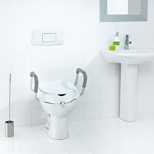 Ridder Assistent toiletforhøjer m/armlæn - Hvid Ridder Assistent toiletforhøjer m/armlæn - Hvid