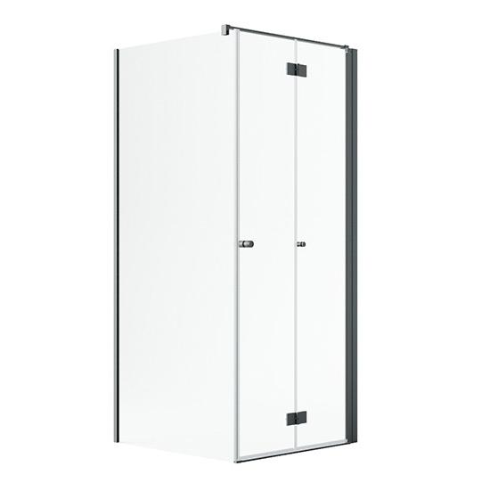 Str&oslash;mberg Noma 195 fastv&aelig;g m/folded&oslash;r 800mm - H&oslash;jre - B&oslash;rstet gunmetal