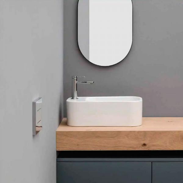 Lavabo Cosa 48 fritstående bowlevask - Med overløb - 1 hanehul Lavabo Cosa 48 fritstående bowlevask - Med overløb - 1 hanehul