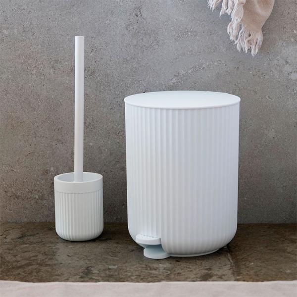 Beslagsboden Wave toiletspand m/soft close og pedal - Mat hvid Beslagsboden Wave toiletspand m/soft close og pedal - Mat hvid